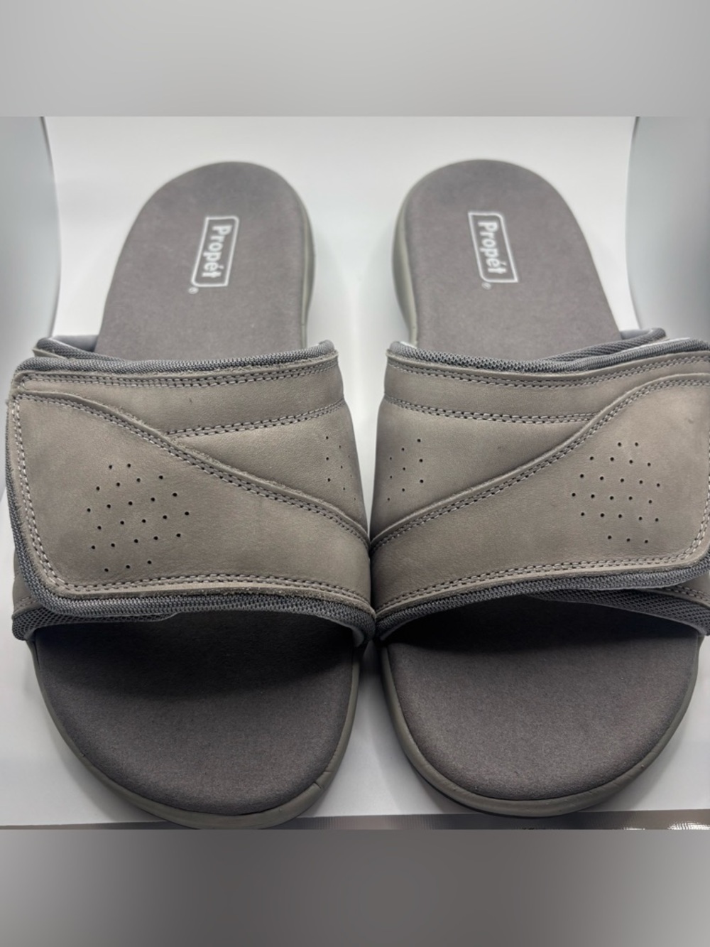 Propet Emerson Men's Leather Slide Sandals Size 9 NWB